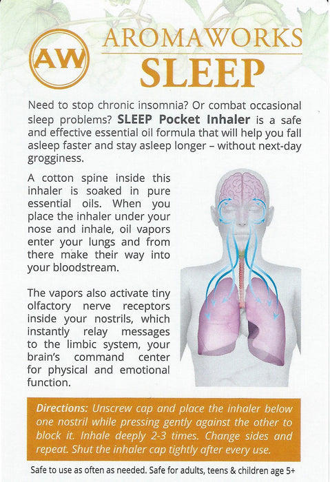 Aromaworks Aromatherapy SLEEP Inhaler