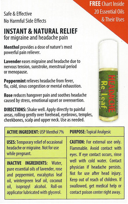 Headache ReLeaf  Roll-On