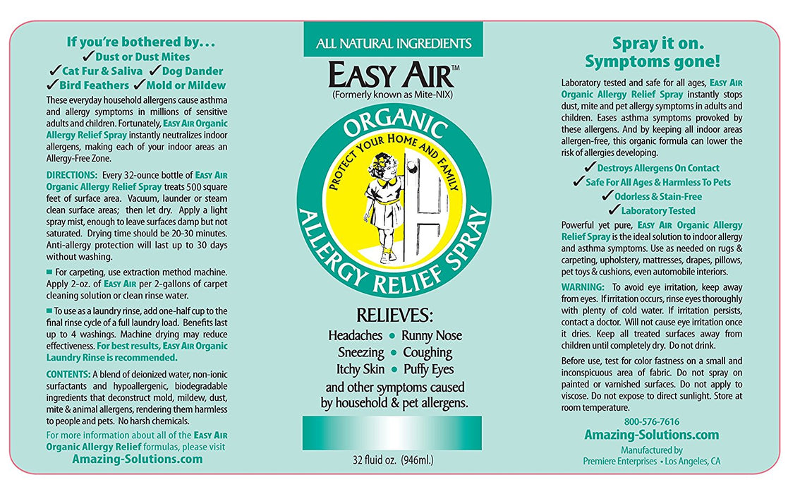 Easy Air Allergy Spray REFILL