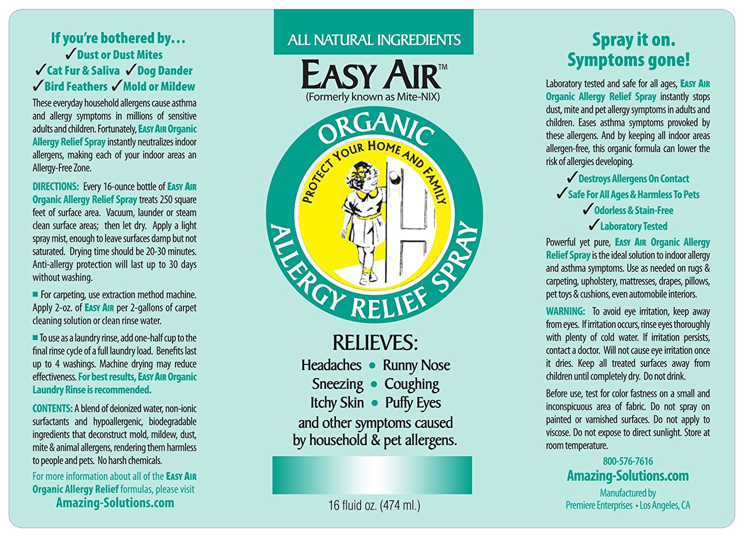 Easy Air Allergy Relief Spray